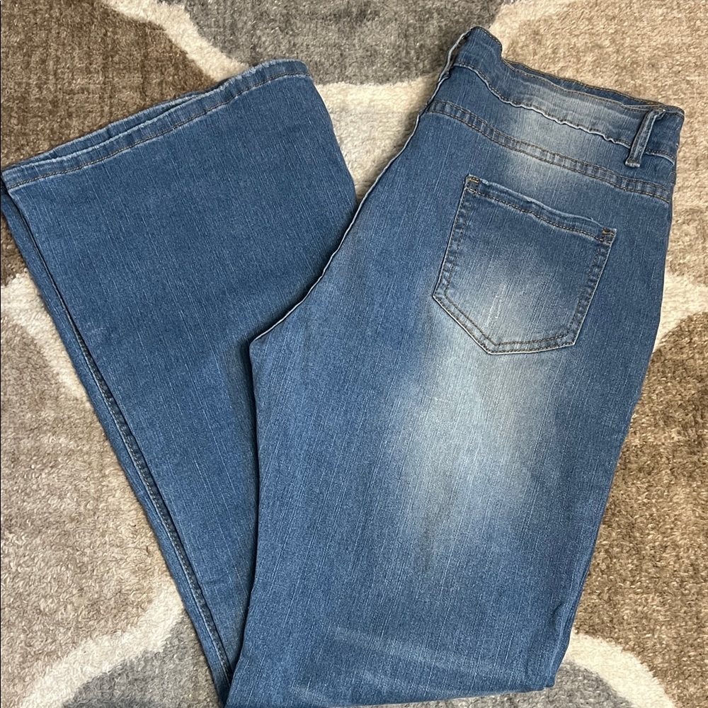 Classic Blue Women's Flare Jeans
